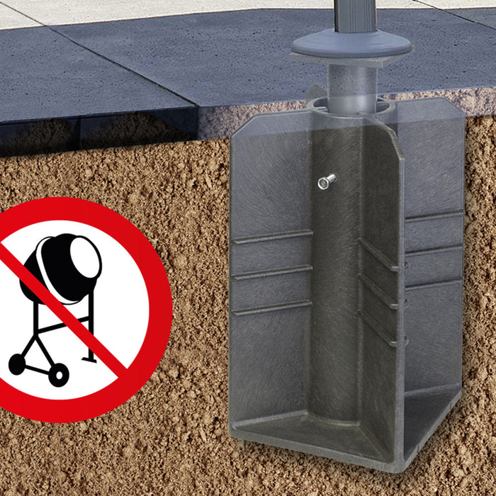 Platinum Ingraaf Parasolvoet