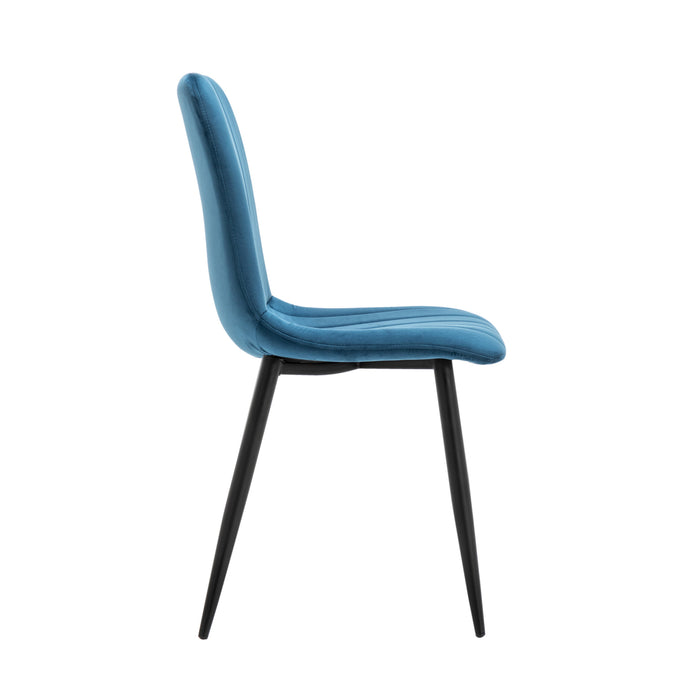 Furnihaus Eetkamerstoelen Set van 2 Fox - Blauw