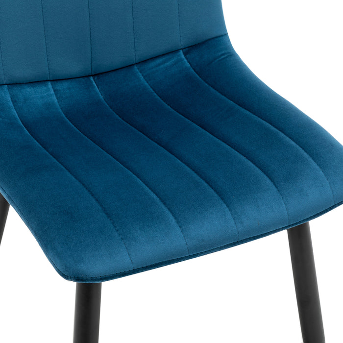 Furnihaus Eetkamerstoelen Set van 2 Fox - Blauw