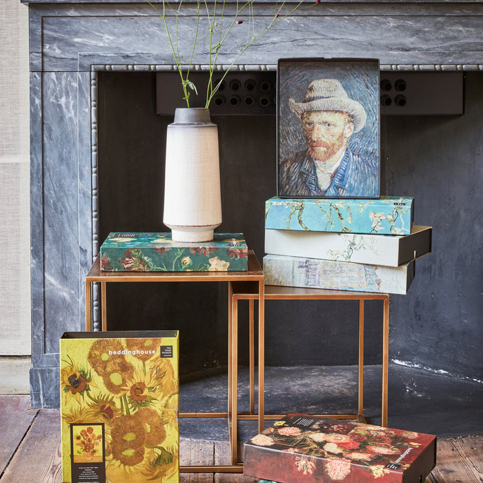 Beddinghouse x Van Gogh Museum Blossom Dekbedovertrek 240 x 200/220 cm - Grijs