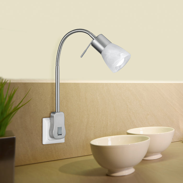 Trio Leuchten Levisto Stekkerspot Staal