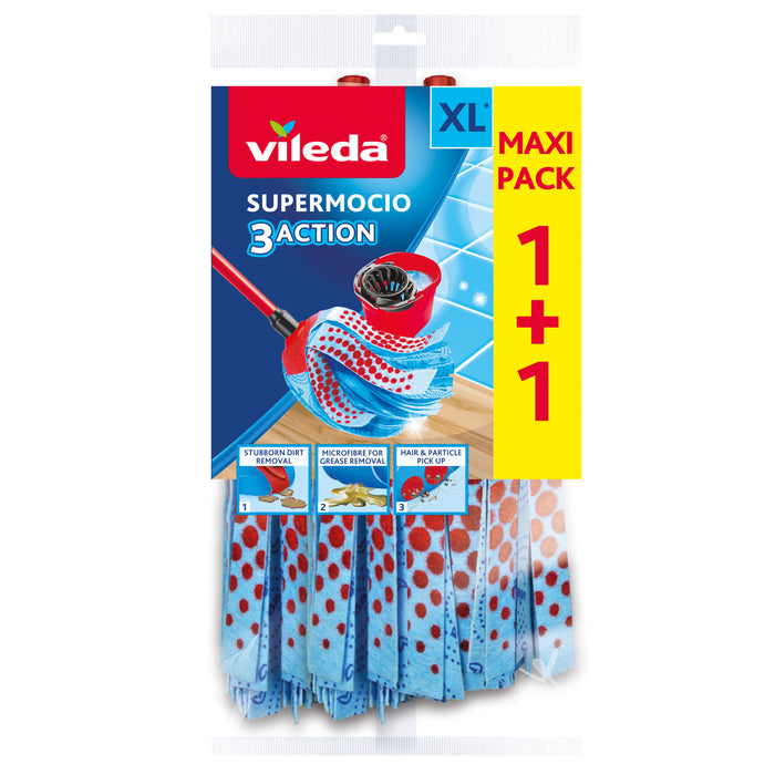 Vileda Super Mocio 3Action Mop - 2 st.