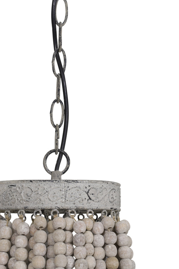 Light & Living - Hanglamp Luna - 35.5x35.5x45 - Wit