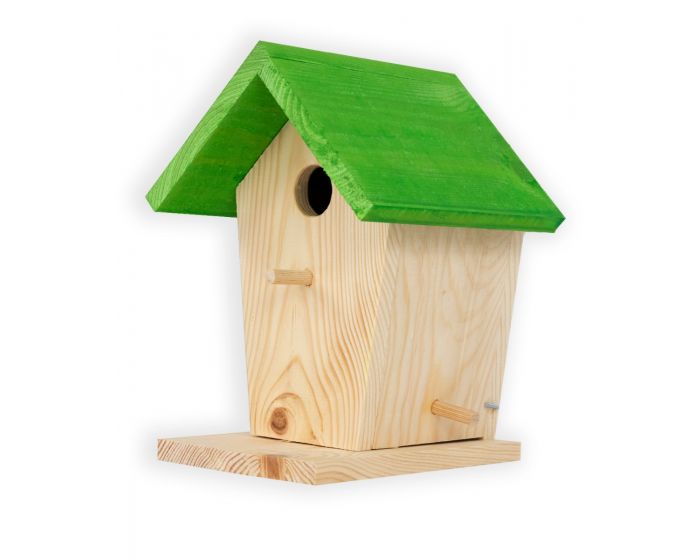 2L Home & Garden Vogelhuisje - Naturel | Groen