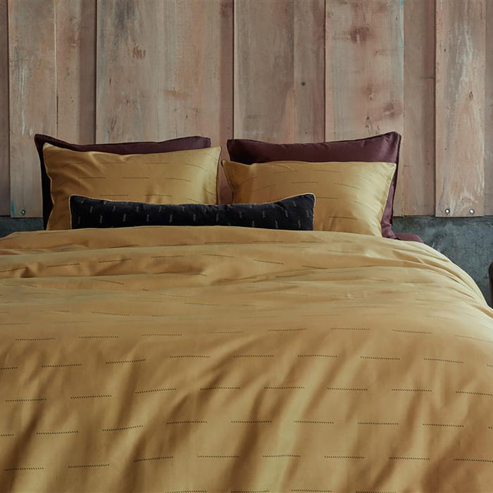 vtwonen Blurred Lines Dekbedovertrek - 200x200|220 - Geel