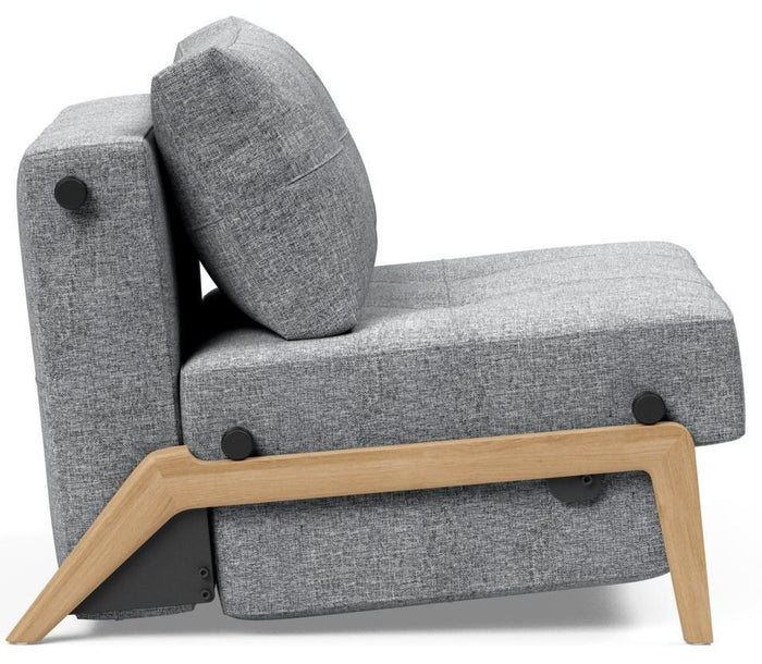 Innovation Cubed Slaapstoel Grijs | Eiken