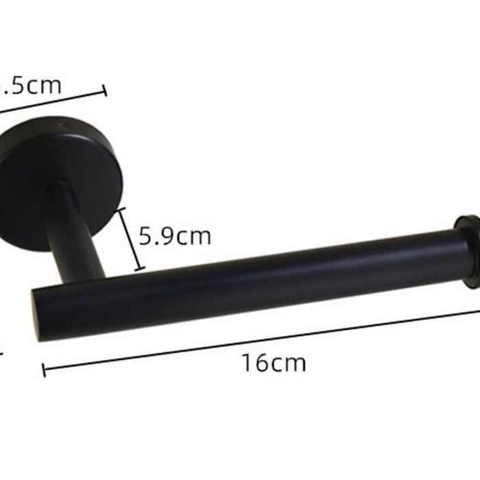 Xaptovi wc rolhouder stang - zwart