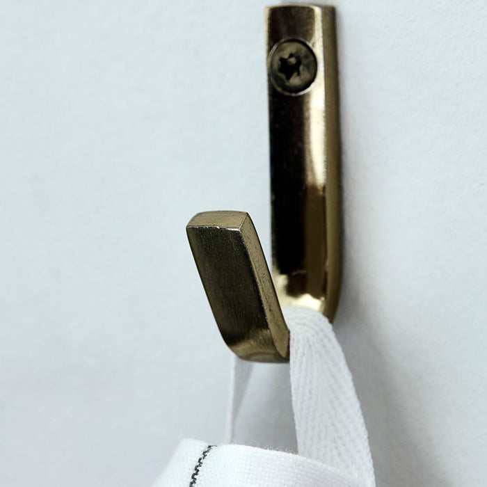 House Doctor haak goud set van 3 (1 centimeter x 5 centimeter)