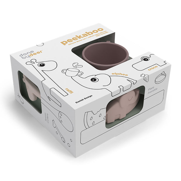 Done by Deer Peekaboo Serviesset - Roze