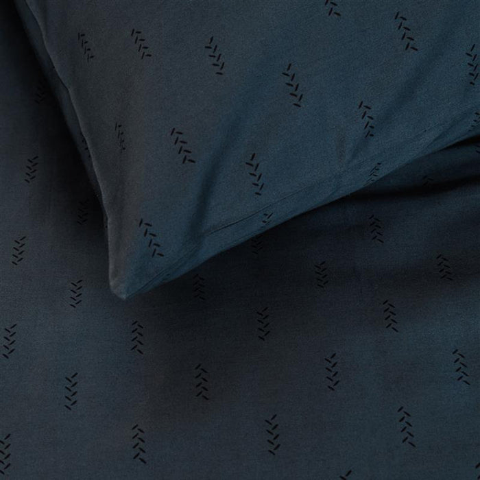 vtwonen Crops Dekbedovertrek 240 x 220 cm - Donkerblauw