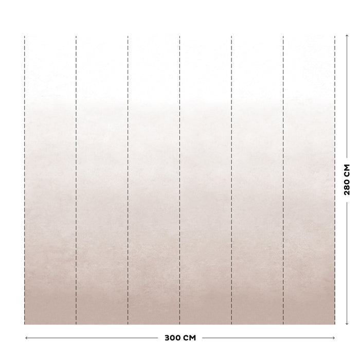 vtwonen Degrade Soft Clay Fotobehang
