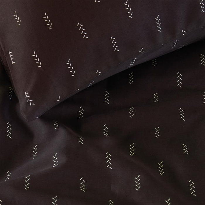 vtwonen Crops Dekbedovertrek 240 x 220 cm - Donkerrood