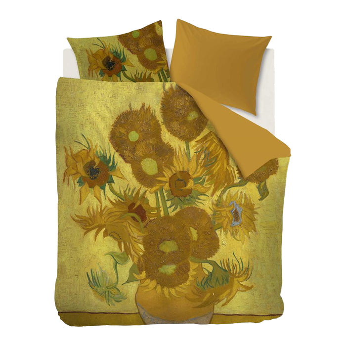 Beddinghouse x Van Gogh Museum Tournesol Dekbedovertrek 200 x 200/220 cm - Geel
