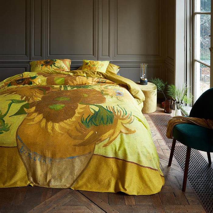 Beddinghouse x Van Gogh Museum Tournesol Dekbedovertrek 200 x 200/220 cm - Geel