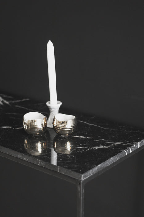 Aime Té Marmeren Sidetable - Nero Marquina Zwart