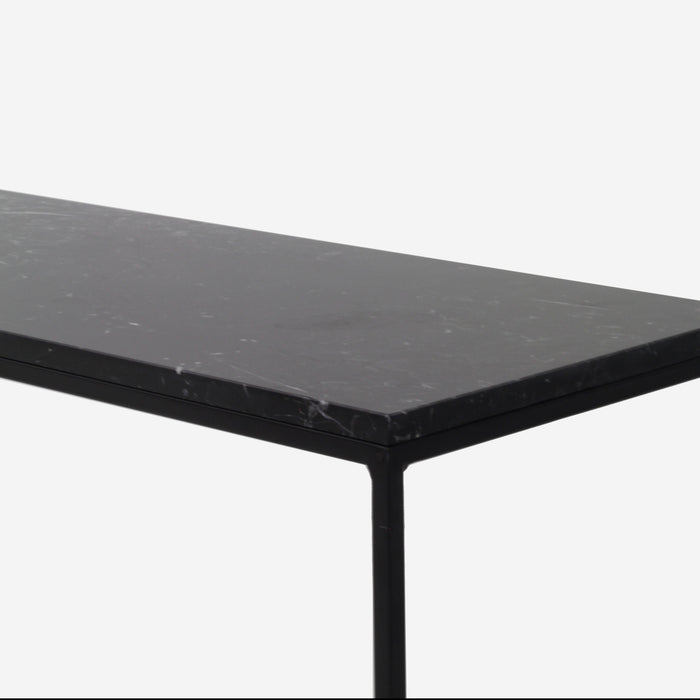 Aime Té Marmeren Sidetable - Nero Marquina Zwart