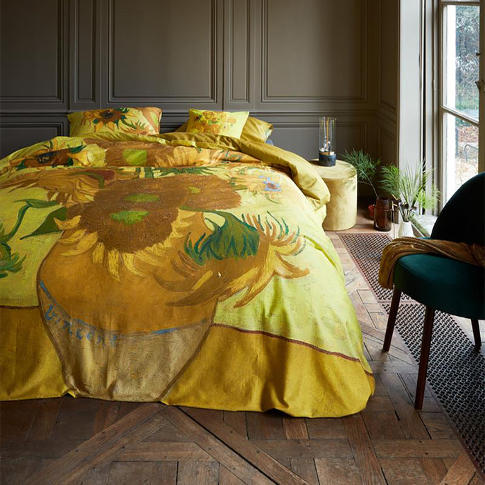 Beddinghouse x Van Gogh Museum Tournesol Dekbedovertrek 240 x 200/220 cm - Geel