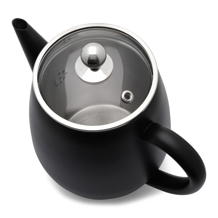 Bredemeijer Duet Eva Theepot 1,1 L - Zwart