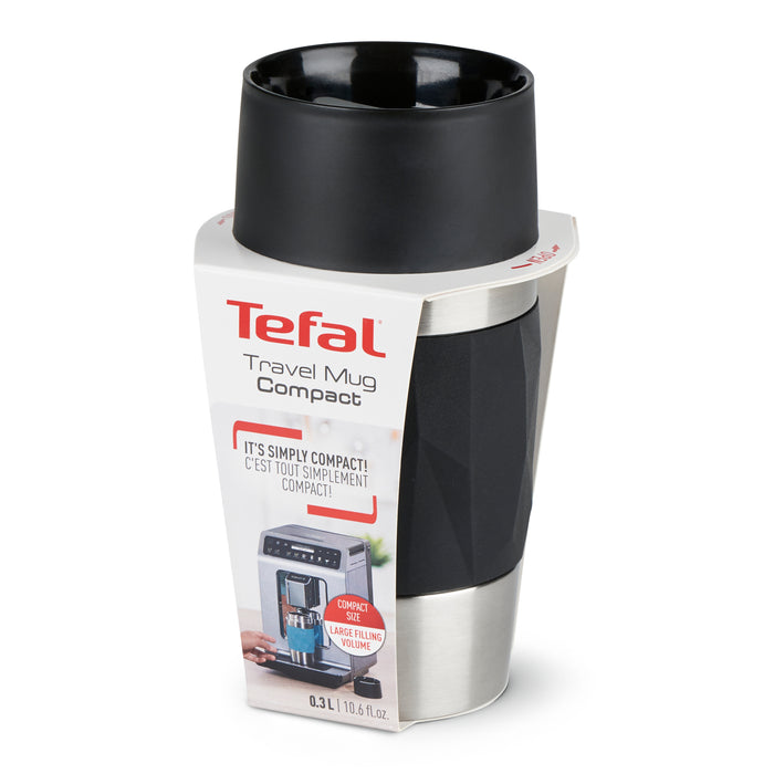 Tefal Travel Mug Compact Thermosbeker - 0,3 L - Zwart