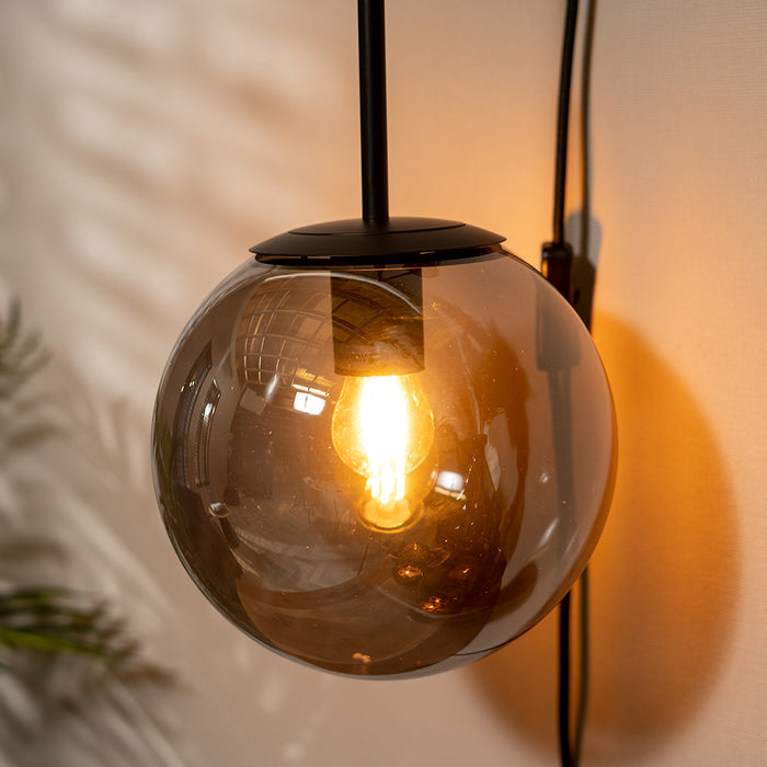 Bronx71 Wandlamp Else 1-lichts Smoke