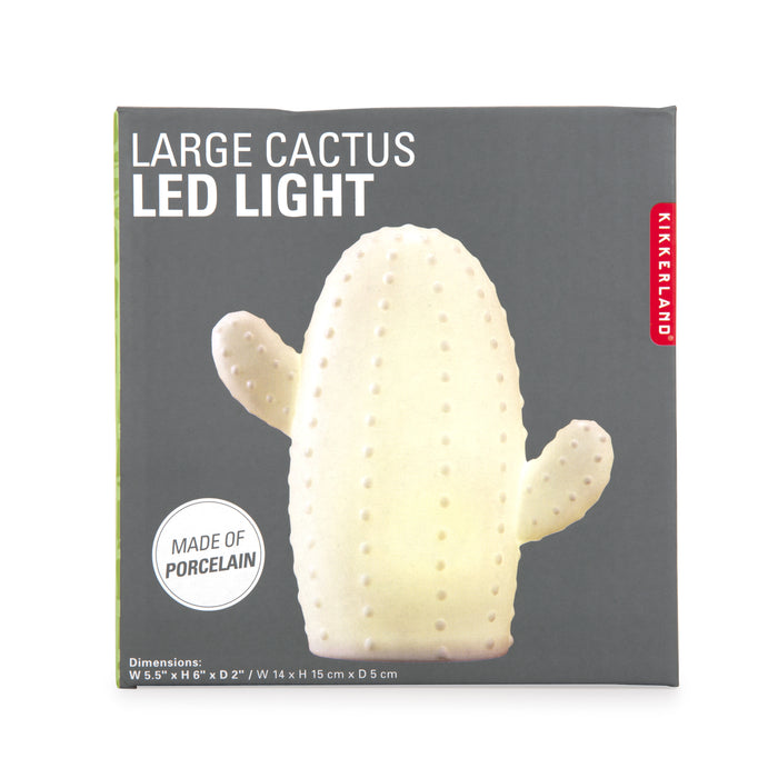 Kikkerland Cactus LED Tafellamp Large