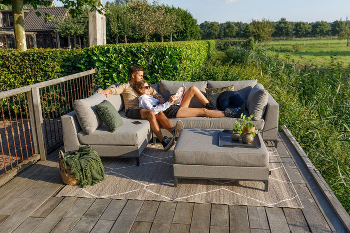 WOOOD Sicilië Loungeset All Weather – Rechts - Taupe