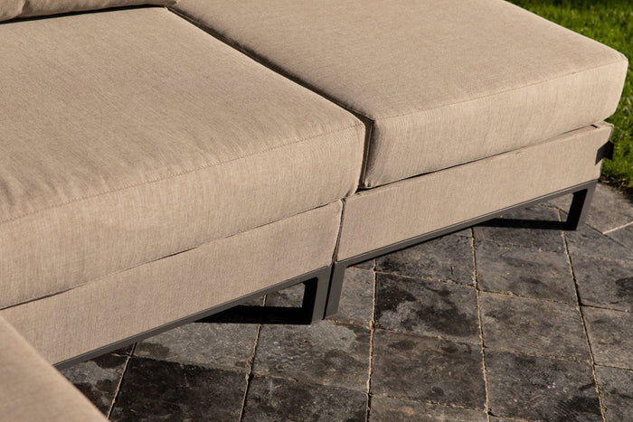 WOOOD Sicilië Loungeset All Weather – Rechts - Taupe