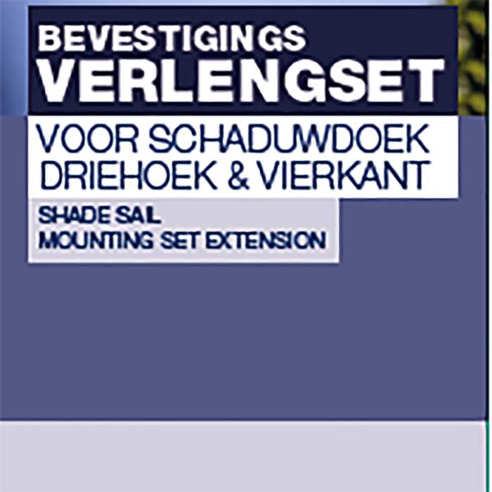 Nesling Verlengset Schaduwdoek - Driehoek en Vierkant