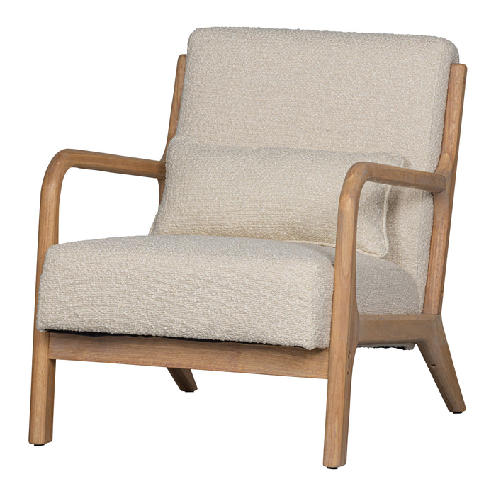 Woood Mark Fauteuil - Crème Bouclé
