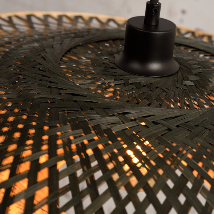 GOOD&MOJO Kalimantan Hanglamp Plat - Ø60cm - Naturel