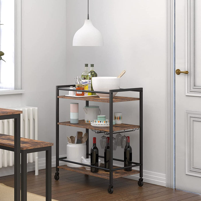 Furnilux - Serveerwagen - 3-laagse keukenwagen