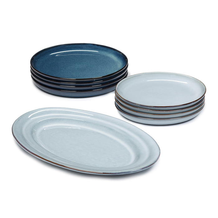 SERAX - Pascale Naessens - Pure Serviesset 9-delig - Blauw