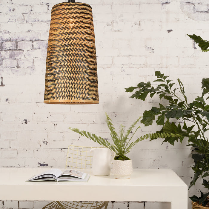 GOOD&MOJO Kalimantan Hanglamp Langwerpig - Ø37cm - Naturel