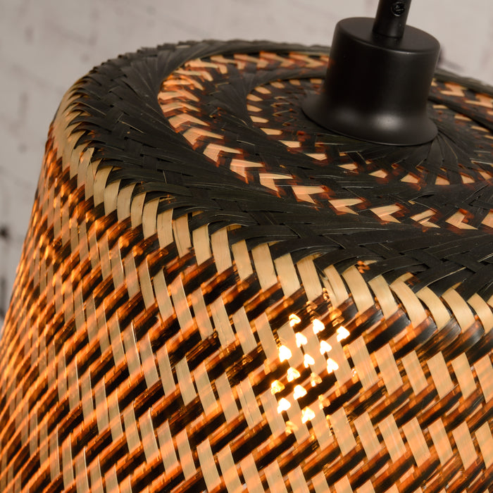 GOOD&MOJO Kalimantan Hanglamp Langwerpig - Ø37cm - Naturel