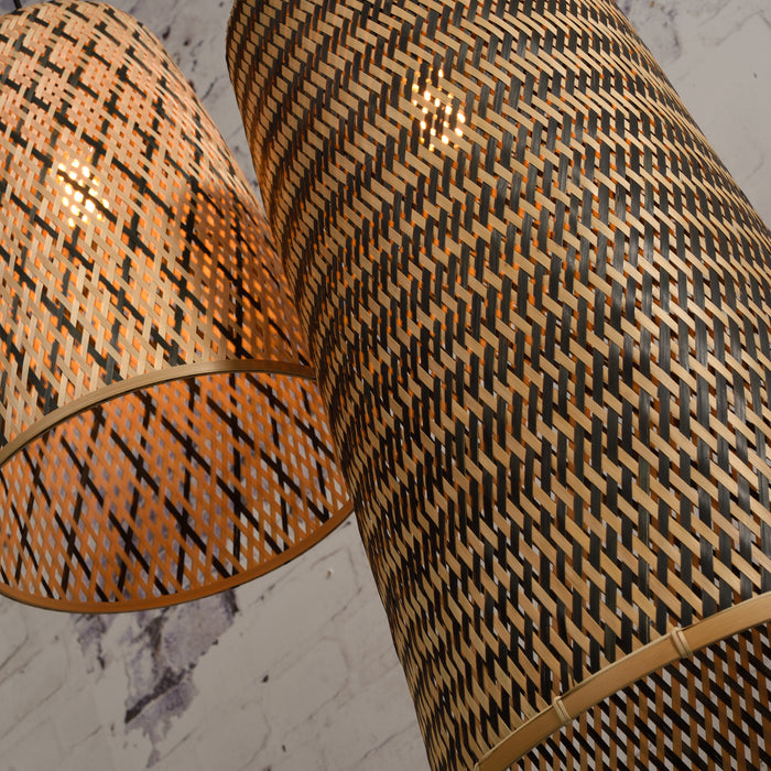 GOOD&MOJO Kalimantan Hanglamp Langwerpig - Ø37cm - Naturel