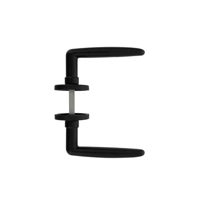 Intersteel Deurkruk Sophie met rozet ø49x7mm verdekt mat zwart