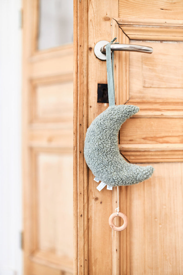 Jollein muziekhanger maan groen (20 centimeter x 15 centimeter)