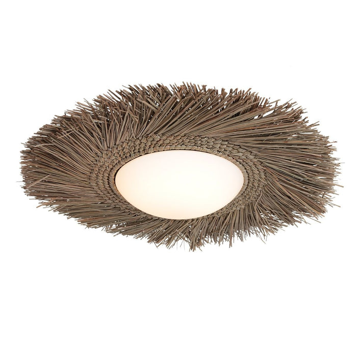 Anne Light & home Plafondlamp Aura Ø 50 Riet - bruin