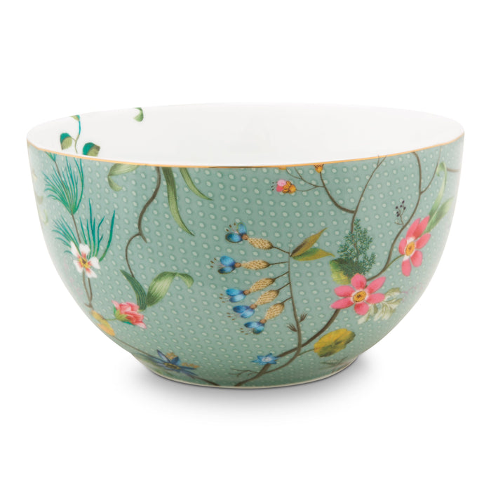 Pip Studio Jolie Kom Ø 12 cm - Flowers Blauw