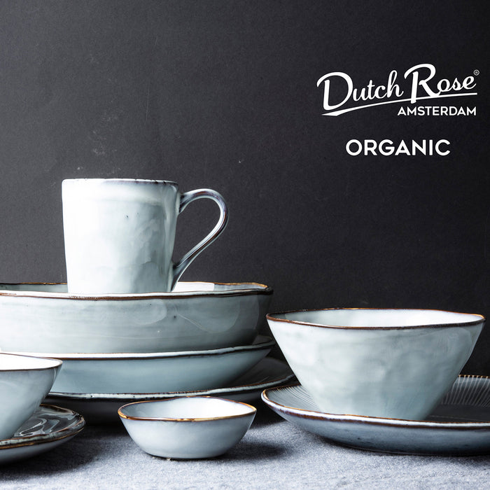 Dutch Rose Amsterdam Organic Kommen Ø 14 cm - Groen - 4 st.