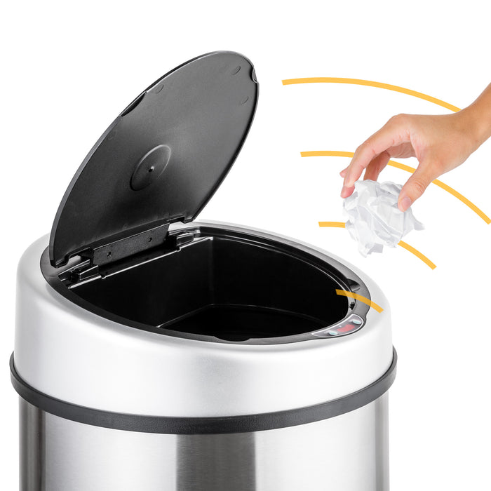 tectake Afvalemmer met sensor