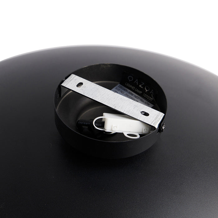 QAZQA Vintage plafondlamp zwart met goud 60 cm - Emilienne