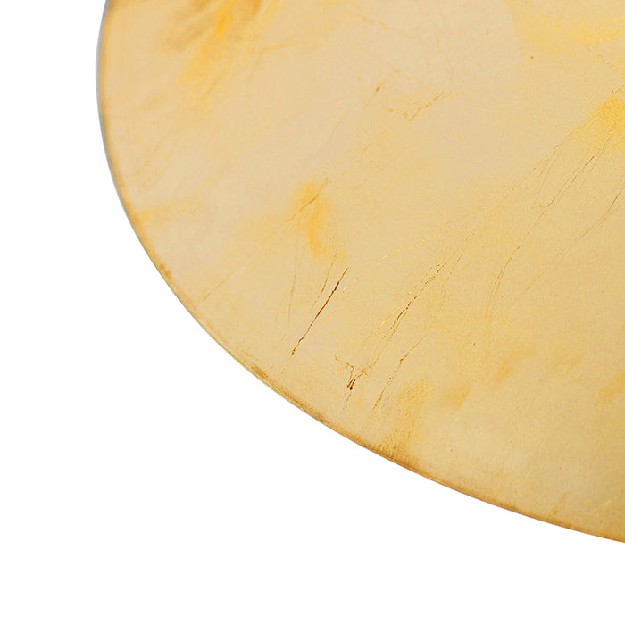 QAZQA Vintage plafondlamp zwart met goud 60 cm - Emilienne