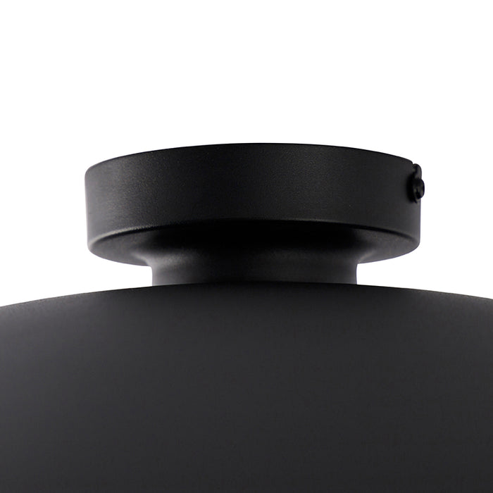 QAZQA Vintage plafondlamp zwart met goud 60 cm - Emilienne