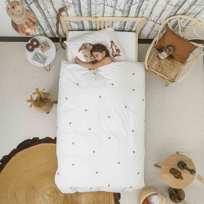 SNURK Furry Friends Dekbedovertrek 140 x 220 cm