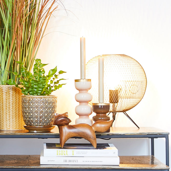 Riverdale - Kandelaar Treasure Bruin 12cm