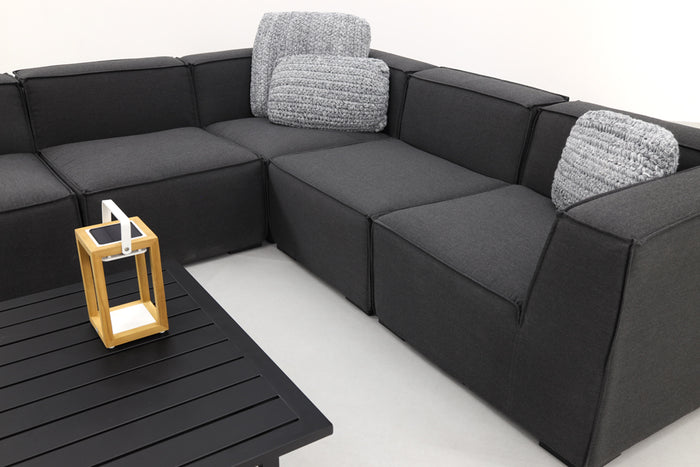 VDG Liberty|Cuba Sunbrella loungeset - Sooty - 6-delig