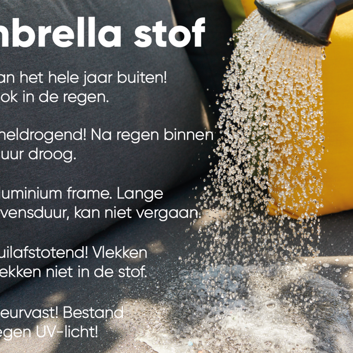 VDG Liberty|Cuba Sunbrella loungeset - Sooty - 6-delig