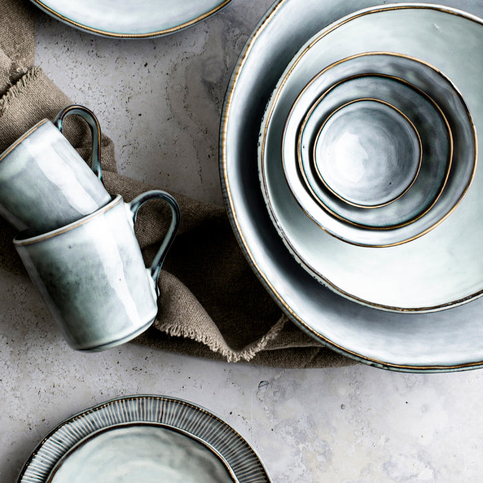 Dutch Rose Amsterdam Organic Kommen Ø 8 cm - Groen - 4 st.