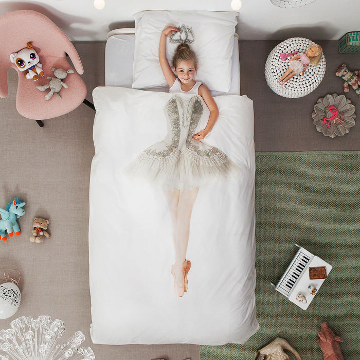 SNURK Ballerina Dekbedovertrek 140 x 220 cm